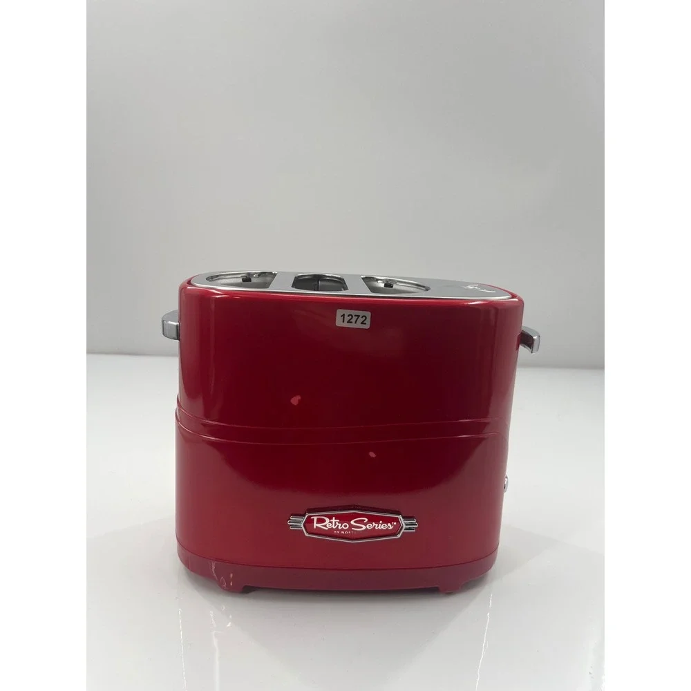 Nostalgia Retro Series Pop-Up Hot Dog Toaster Red HDT600RETRORED 2 Slot